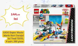 LEGO Super Mario: Mario Kart Garajul lui Toad 72035, 8 ani+, 390 piese