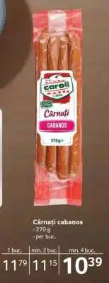 Selgros Cârnați cabanos Ofertă