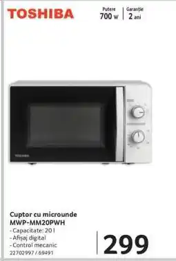 Selgros Cuptor cu microunde MWP-MM20PWH Ofertă