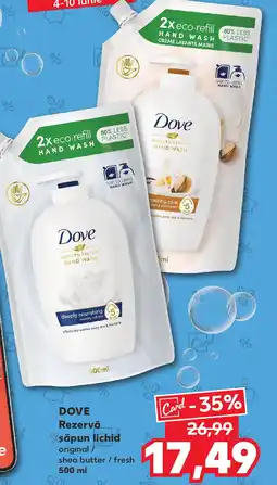 Kaufland DOVE Rezervă săpun lichid Ofertă