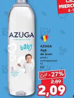 Kaufland AZUGA Apă de izvor plată / carbogazoasă Ofertă