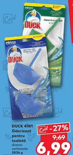 DUCK 4ÎN1 Odorizant pentru toaletă
