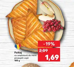 Kaufland Foitaj cu umplutură de mere proaspăt copt Ofertă