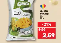 Kaufland GUSTO Pufuleţi bio Ofertă