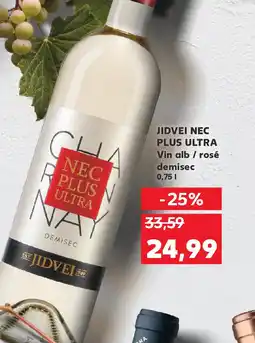 Kaufland JIDVEI NEC PLUS ULTRA Vin alb / rosé demisec Ofertă