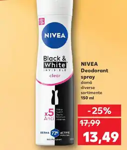 Kaufland NIVEA Deodorant spray damă Ofertă