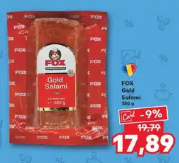 Kaufland FOX Gold salami Ofertă