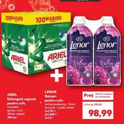 Kaufland ARIEL Detergent capsule & LENOR Balsam Ofertă