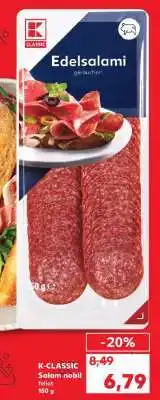 Kaufland K-CLASSIC Salami nobil feliat Ofertă
