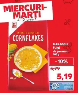 Kaufland K-CLASSIC Fulgi de porumb 500 g Ofertă