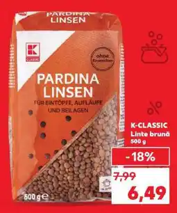 Kaufland K-CLASSIC Linte brună 500 g Ofertă