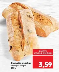 Kaufland Ciabatta măsline Ofertă