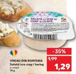 Salată icre crap / hering și ceapă