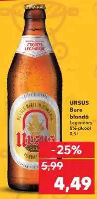 Kaufland URSUS Bere blondă Ofertă