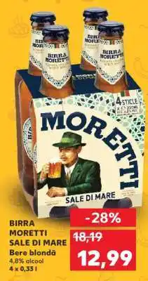 Kaufland BIRRA MORETTI SALE DI MARE Ofertă