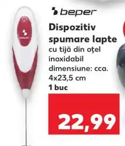 Kaufland Dispozitiv spumare lapte Ofertă