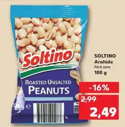 Kaufland SOLTINO Arahide fără sare 100 g Ofertă