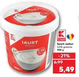 Kaufland Iaurt Natur Ofertă
