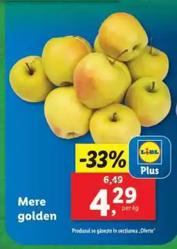 Lidl Mere golden Ofertă