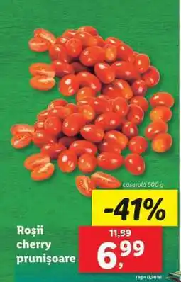 Lidl Roșii cherry prunișoare Ofertă