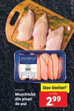 Lidl Muşchiuleț din piept de pui Ofertă