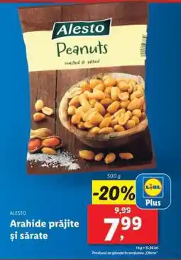 Lidl Arachide prăjite și sărate Alesto Ofertă