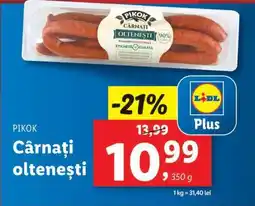 Lidl Pikok Cârnați Oltenești Ofertă