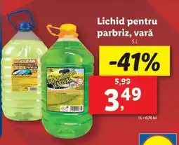 Lidl Lichid pentru parbriz, vară Ofertă