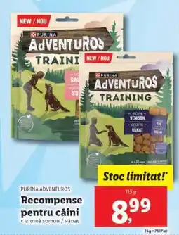 Lidl PURINA ADVENTUROS Recompense pentru câini Ofertă