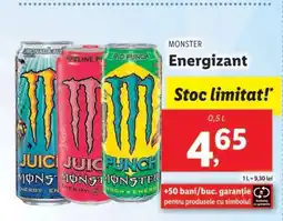Lidl MONSTER Energizant Ofertă