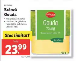 Lidl Brânză Gouda Ofertă