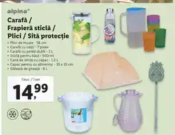 Lidl Carafă / Frapieră sticlă / Plici / Sită protecție Ofertă