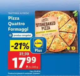 Lidl Pizza Quattro Formaggi Ofertă