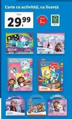 Lidl Carte cu activități, cu licență Ofertă