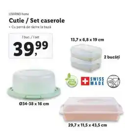 Lidl Cutie / Set caserole Ofertă