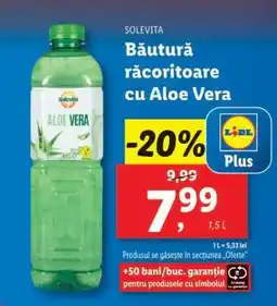 Lidl Solevita Băutură răcoritoare cu Aloe Vera Ofertă