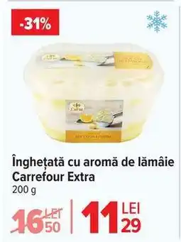 Carrefour Înghețată cu aromă de lămâie Carrefour Extra Ofertă