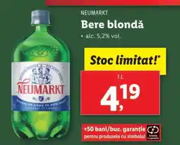 Lidl NEUMARKT Bere blondă Ofertă