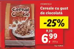 Lidl Crownfield Cereale cu gust de ciocolată Ofertă