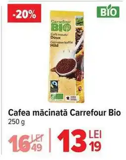 Cafea măcinată Carrefour Bio