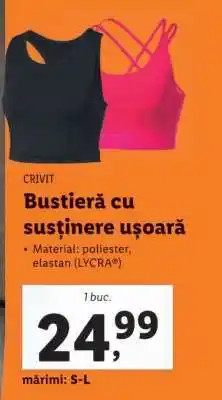 Lidl Bustieră cu susținere ușoară Ofertă