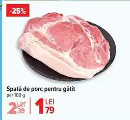 Carrefour Spată de porc pentru gătit Ofertă