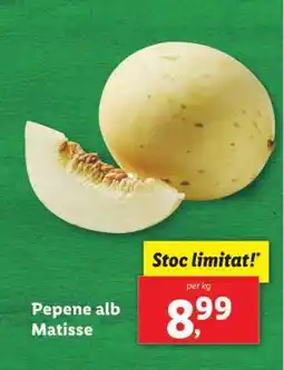 Lidl Pepene alb Matisse Ofertă