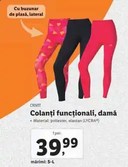 Lidl Colanți funcționali, damă Ofertă