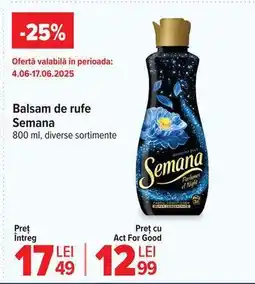 Carrefour Balsam de rufe Semana Ofertă