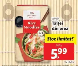 Lidl Vitasia Rice Noodles Ofertă