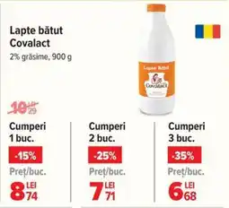 Carrefour Lapte bătut Covalact Ofertă