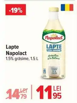 Carrefour Lapte Napolact Ofertă