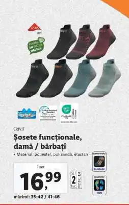 Lidl Șosete funcționale, damă / bărbați Ofertă