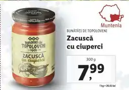 Lidl Zacuscă cu ciuperci Ofertă